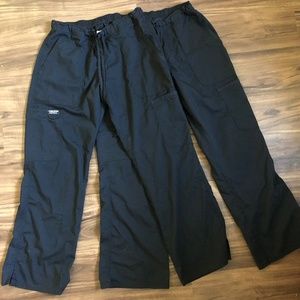 Two Cherokee Petite Small Scrub Bottoms